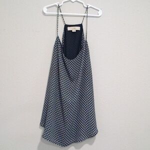 Ann Taylor LOFT, size S, blue/white flower pattern, tank top